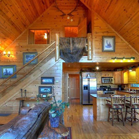 The View Sweeping Mountain Views Gas Fireplace Game Room Hot Tub Blue Ridge Ngoại thất bức ảnh
