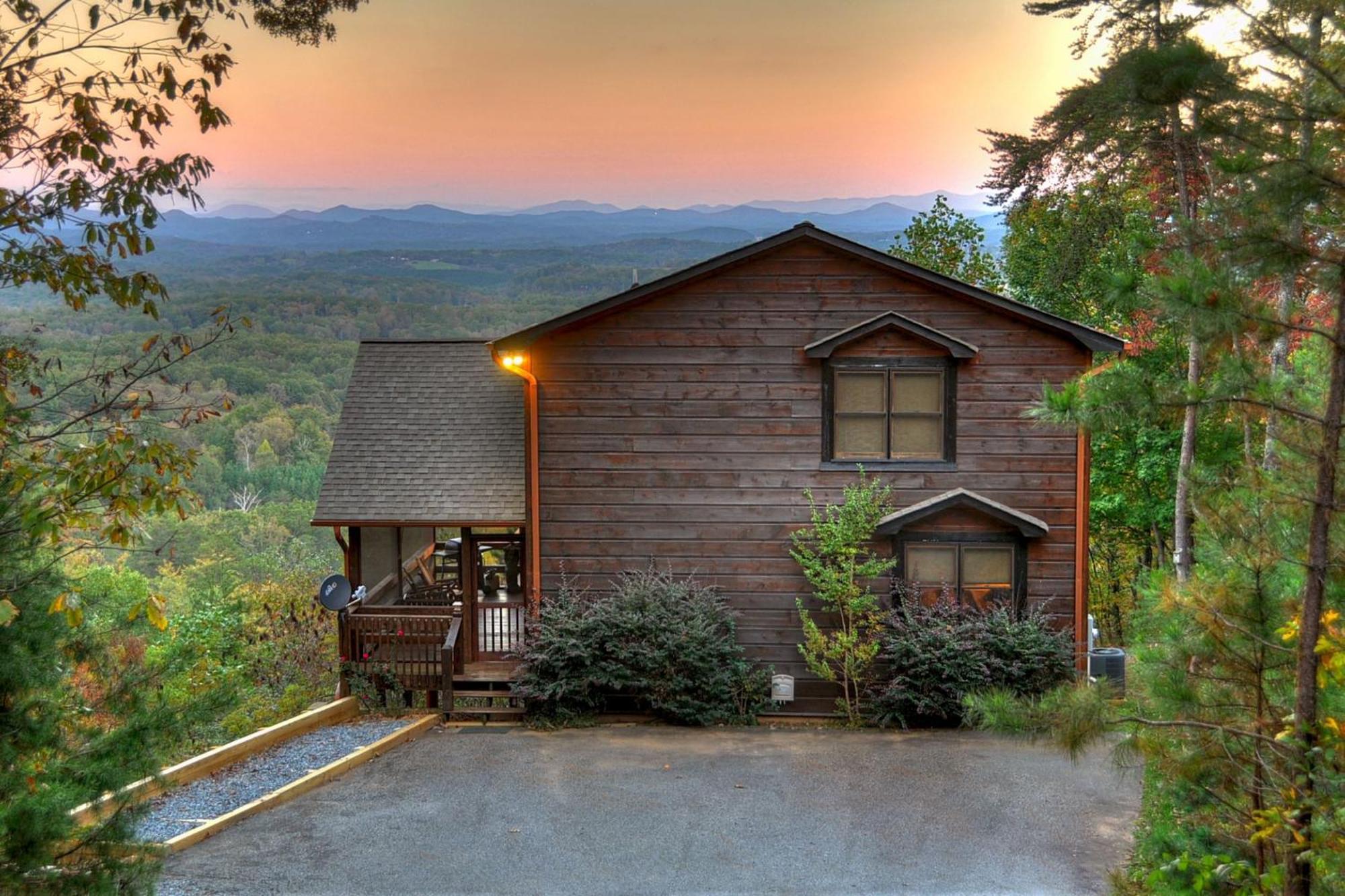 The View Sweeping Mountain Views Gas Fireplace Game Room Hot Tub Blue Ridge Ngoại thất bức ảnh