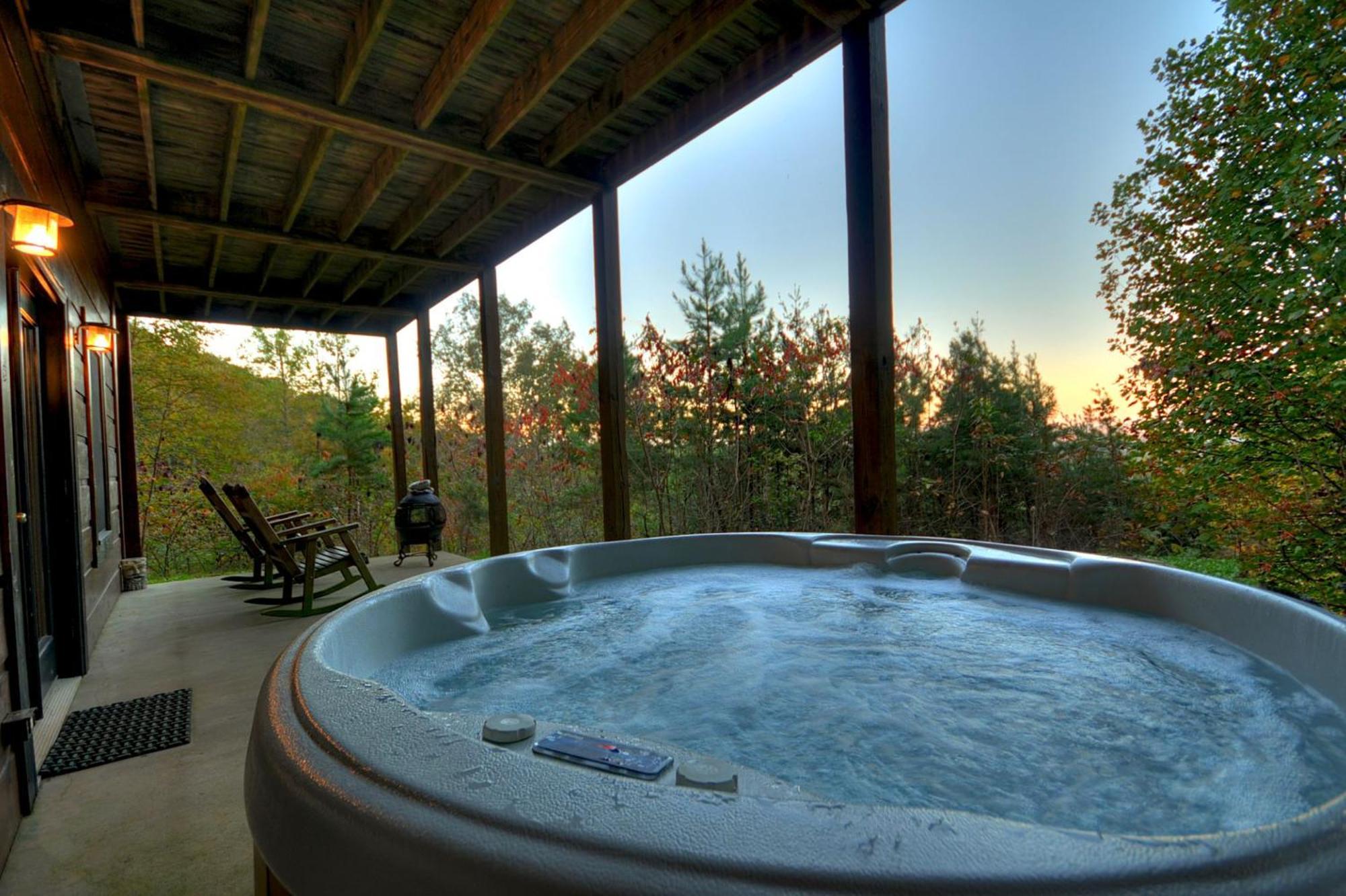 The View Sweeping Mountain Views Gas Fireplace Game Room Hot Tub Blue Ridge Ngoại thất bức ảnh