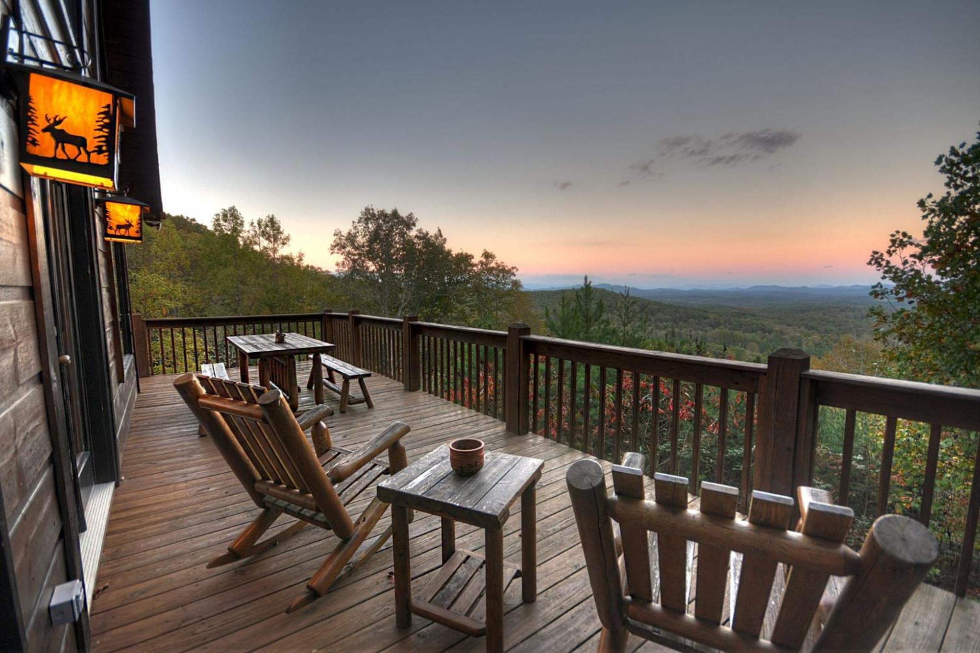 The View Sweeping Mountain Views Gas Fireplace Game Room Hot Tub Blue Ridge Ngoại thất bức ảnh